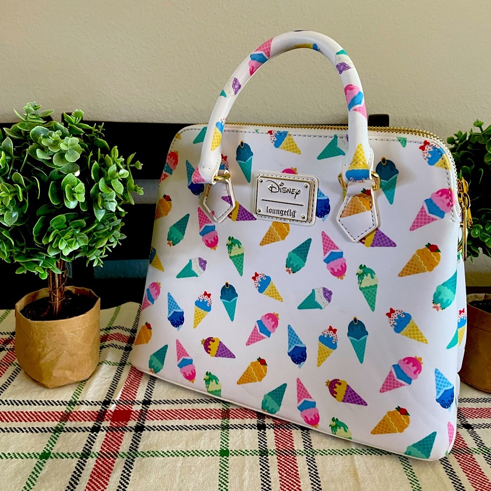 Disney Loungefly Princess ice cream cones satchel